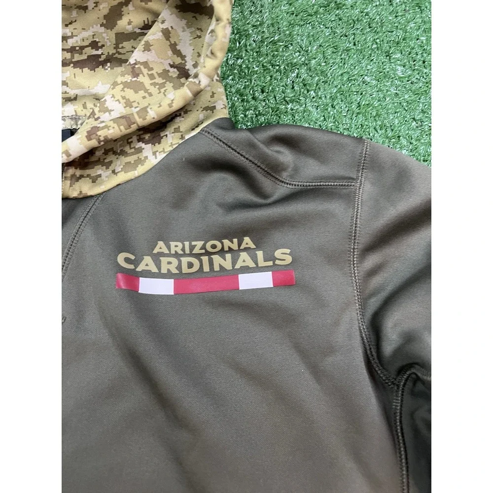 Nike Salute to‎ Service On Field Hoodie Arizona Cardinals Green Mens Sz Medium